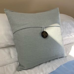 Pottery Barn textured linen throw pillow